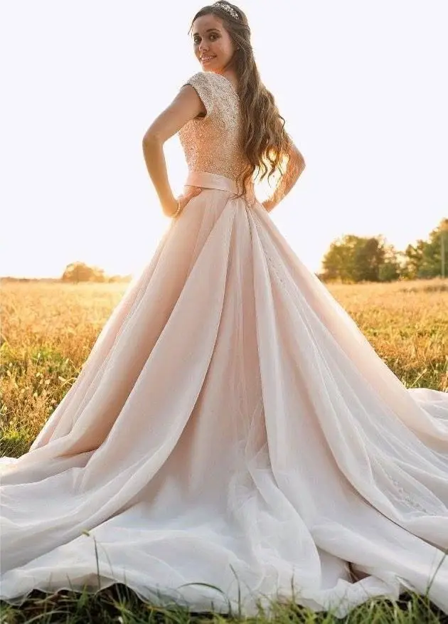 Blush Organza Wedding Dress Weddings Dresses