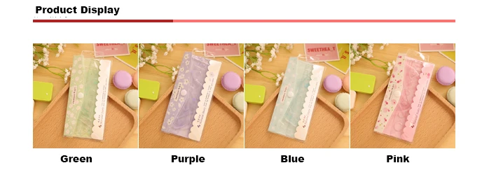1 SET Random Color Plastic Ruler Set for Art Designer, CZ00005