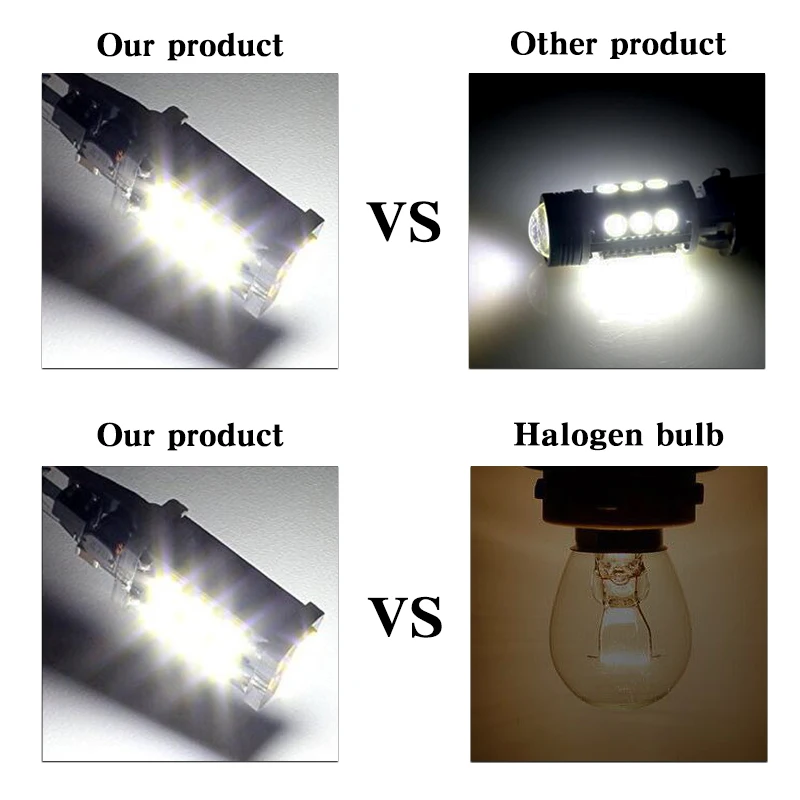 2x ошибок T15 W16W 921 912 21SMD CREE чип 2835 Автомобильный светодиодный обратный светильник