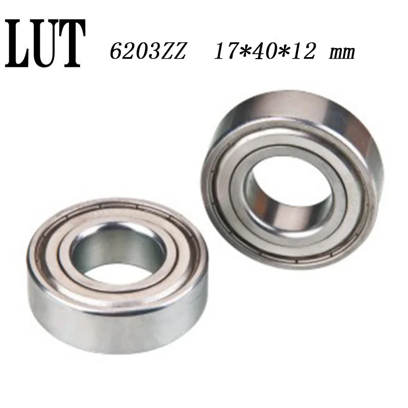 

2pcs/Lot High quality ABEC-5 6203ZZ 6203Z 6203 ZZ TB6203ZZ 17x40x12mm Metal seal Bearing Deep Groove Ball Bearing