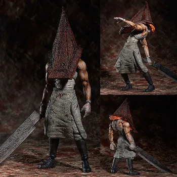 

Movie Anime Silent Hill Red Pyramid Thing Figure Model Toy Cartoon Silent Hill Pyramid Head Brinquedos Kids Birthday Jouet Gift