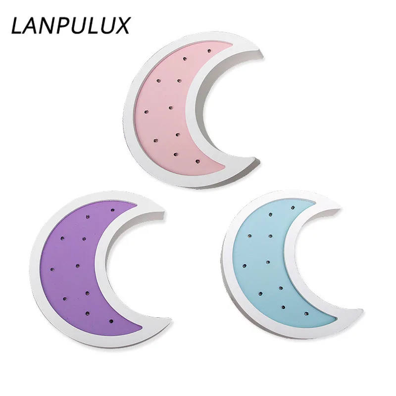 Lanpulux Луна Ночник детская спальня мультфильм украшение лампа настенное