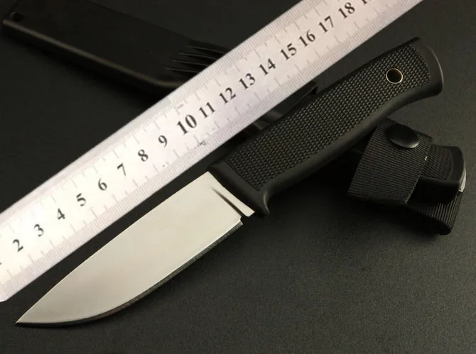 

Hot Sale Straight Knife 8Cr13 Blade camping Survival Knives Fixed Hunting Knife With ABS Antiskid Handle & K Shealth