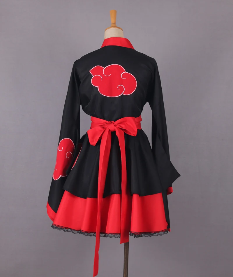 Shippuden Kostum Naruto Akatsuki Lolita 
