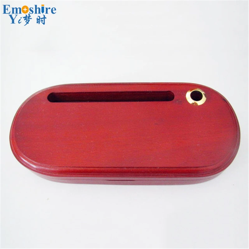 Emoshire Factory direct wooden double branch pen box boxery box popular new mahogany gift box custom (2)