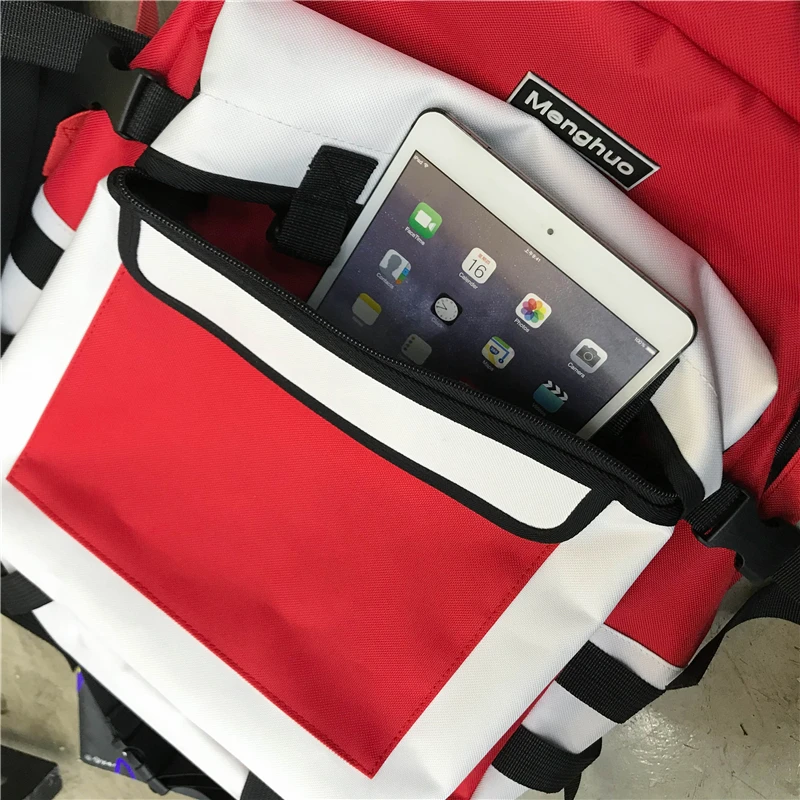 MENGHUO Fashion Black Women Backpack Canvas Men School Backpacks for Teenagers Girls Casual Large Capacity Korean Bags Mochilas (32)