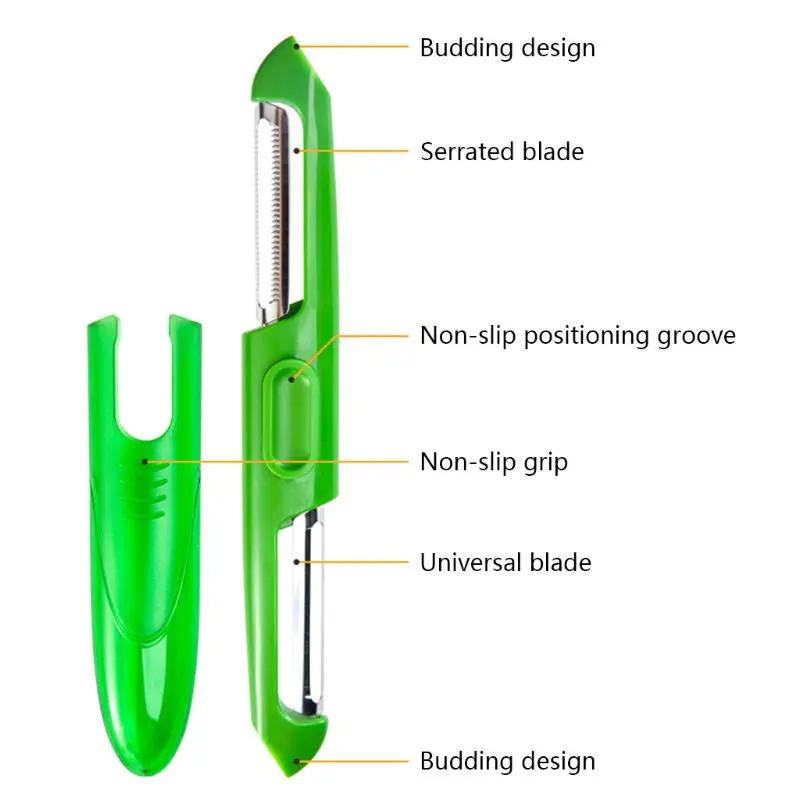 3 в 1 Многофункциональный очиститель для овощей и фруктов измельчитель моркови нож для очистки кожицы Кухонные гаджеты Инструменты