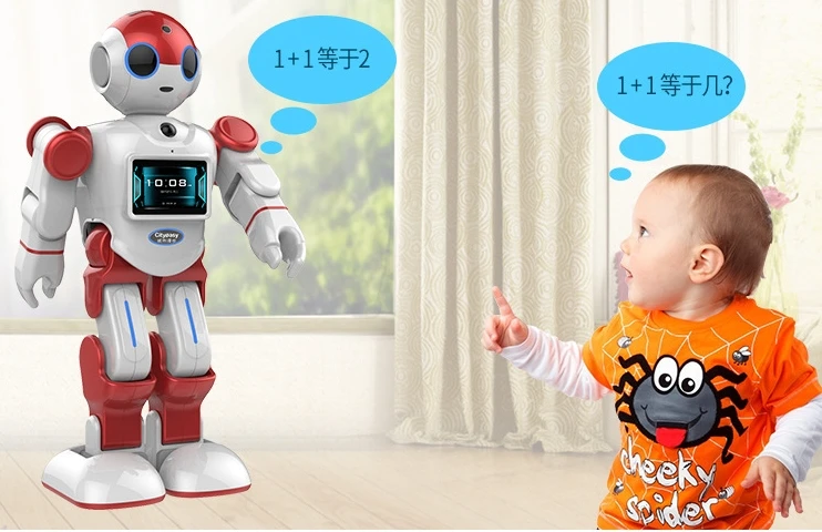 

3D Programmable Voice Control Intelligent Humanoid Robot for Kids Study and Entertainment