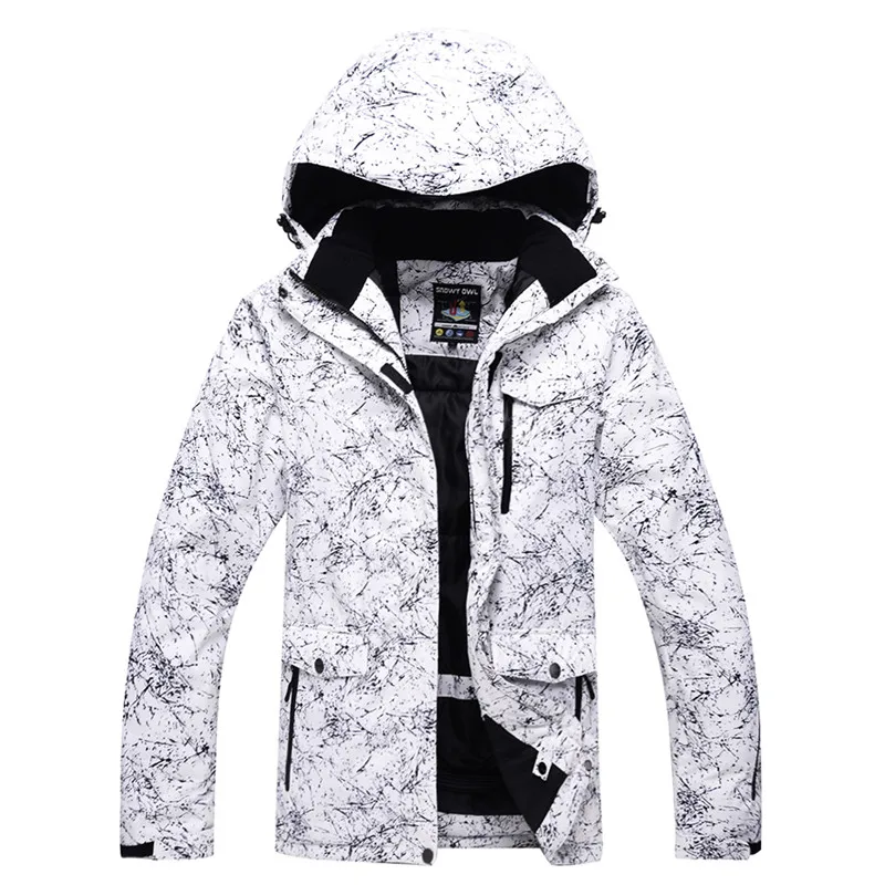new 10K snowboard jackets winter male snow ski jacket skiing outdoor wear thick breathable waterproof windproof warm - Цвет: Бежевый