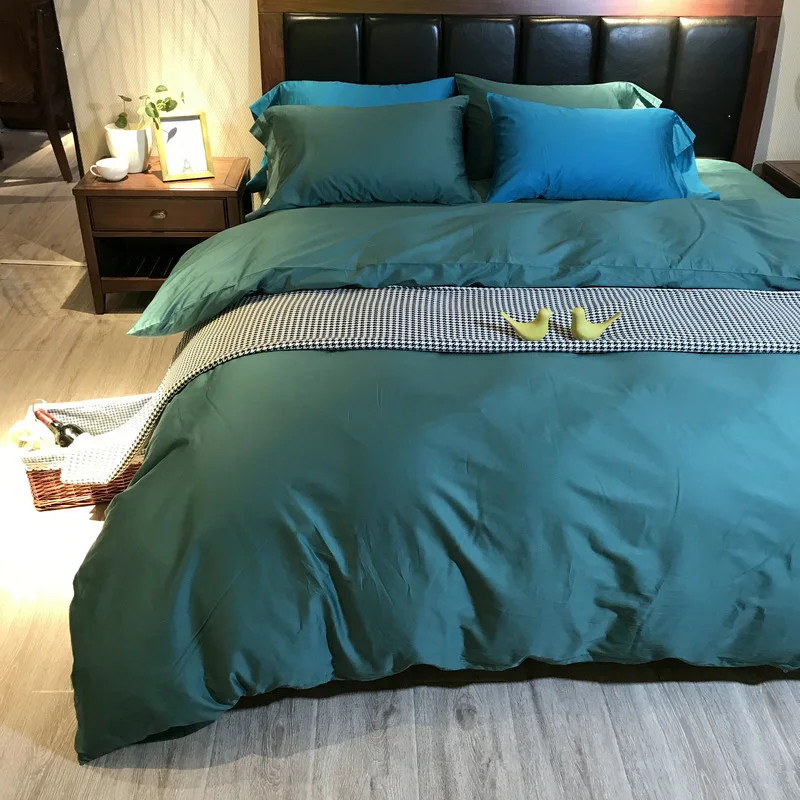 

Egyptian long-staple cotton Bedding Set Luxury Queen King size High-grade Bed set Duvet Cover Bed Sheet spread Fit sheet set