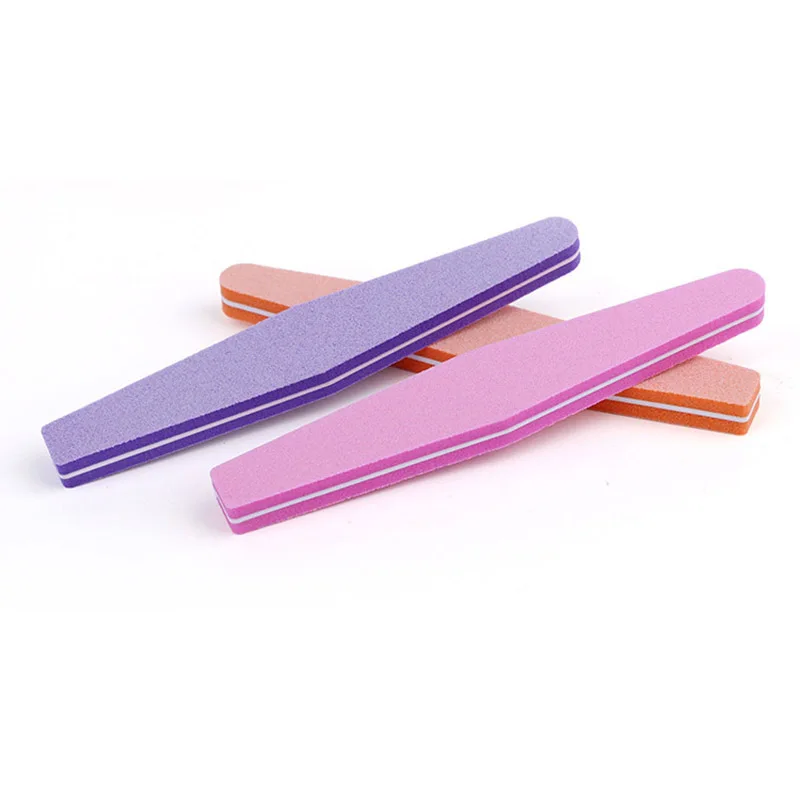 1Pcs Nail File Diamond Fine Coarse Double Side Sandpaper Sanding Files