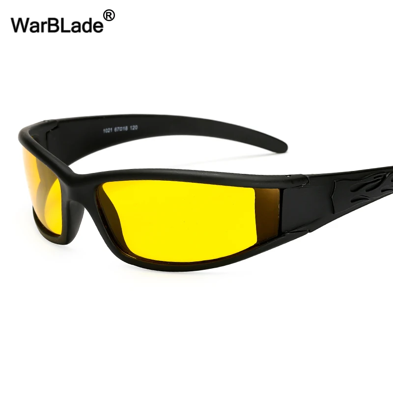 Мужские солнцезащитные очки ночного видения с желтыми линзами, антибликовые очки для вождения, поляризованные солнцезащитные очки с защитой от уф400 лучей, очки для вождения