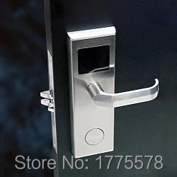 RF Card Hotel Door Lock 1443A 13.56MHZ RFID Card hotel lock L58 with DND and panic release function RF Card Hotel Door Lock 1443A 13.56MHZ RFID Card hotel lock L58 with DND and panic release function
