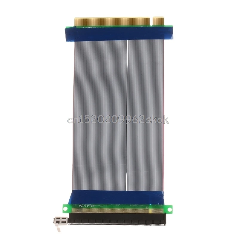 

PCI-E 16X to 16X Riser Extender Card Adapter PCIe 16X PCI Express Flexible Cable