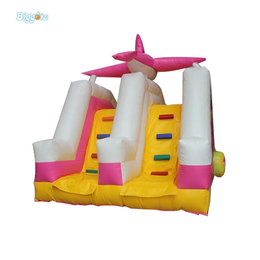 

Outdoor Commercial Inflatable Mini bouncing Water Slide With Climbing With Blowers