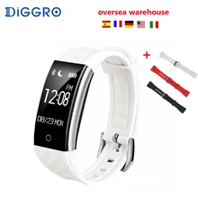 Diggro S2 SmartBand фитнес-трекер импульсные часы пульсометр шагомер браслет монитор сердечного ритма Cardiaco pk mi band 2