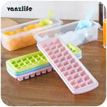Vanzlife DIY креативная форма для льда 33 сетки с крышкой производитель ледяная решетка коробка крик форма с совком