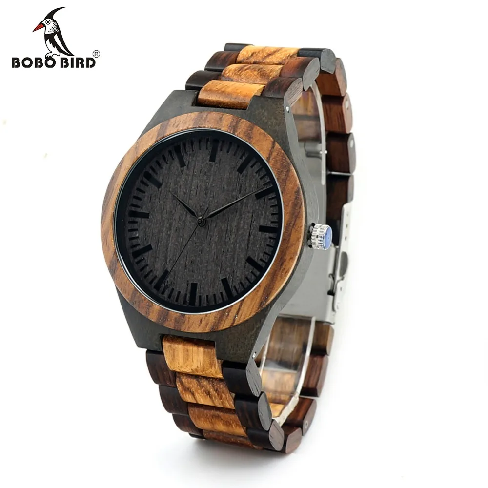 Prix pour Bobo bird d30 top marque designer hommes bois montre zabra en bois Quartz Montres pour Hommes Japon miyota 2035 Montre dans une Boîte Cadeau Prix pour Bobo bird d30 top marque designer hommes bois montre zabra en bois Quartz Montres pour Hommes Japon miyota 2035 Montre dans une Boîte Cadeau