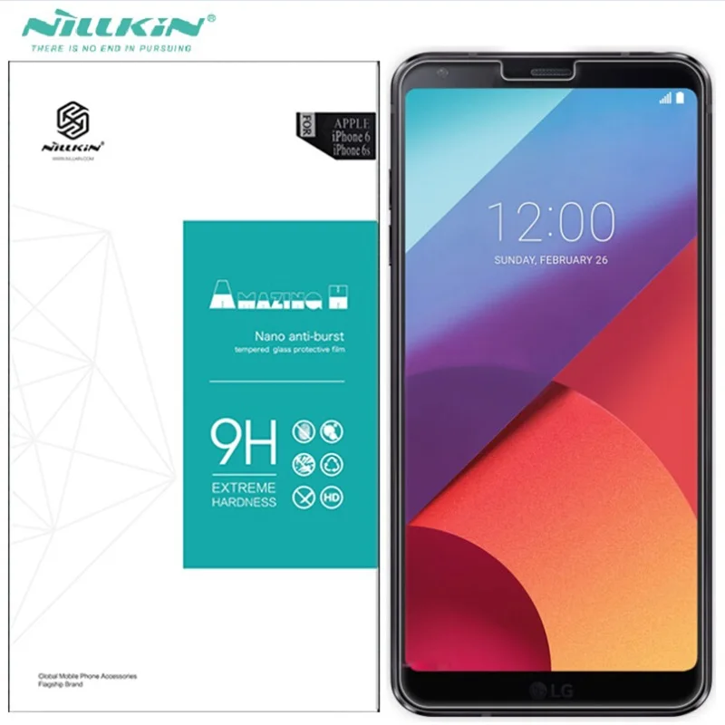 Nano закаленное стекло для lg g6 nillkin 9H Анти-взрыв H/H+ профессиональная защитная пленка для lg g6 H870 защита экрана - Цвет: H Series