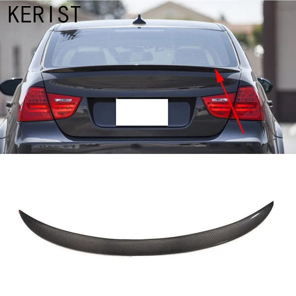 Carbon Fiber Trunk Spoiler Wing FOR BMW E90 335i 328i m3 2005 2011 p