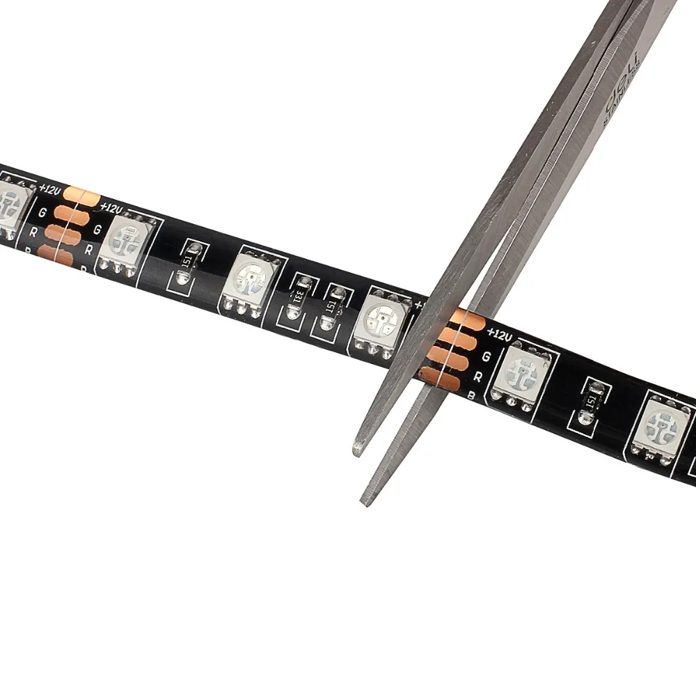 5050 SMD RGB LED Strip Light 5M 300LEDs DC 12V Waterproof Flexible Fairy LED Light Strip Lamp Band for Home Decoration Lighting