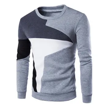 

LASPERAL 2018 Autumn Winter Hoodies Men Hombre Hip Hop Brand Hit Color Stitching Hoodeds Sweatshirt Slim Fit Clothes Men Hoodies