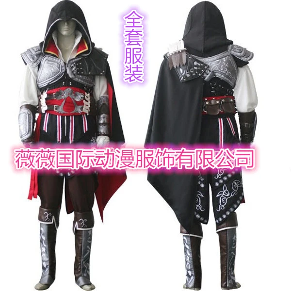 

Game characters Ezio Auditore Cosplay Costume Kids Men clothes sets ezio enfant Halloween costume Cosplay Ezio Auditore shoes