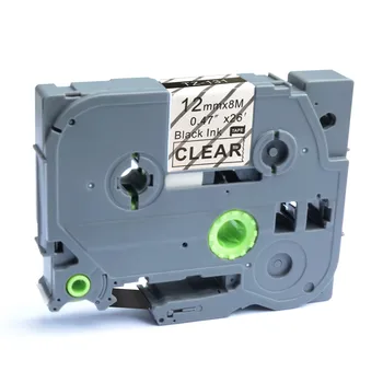 

AOMYA P-Touch 5PCS Compatible for Brother TZe-131 12mmx8m Standard Labeling Tape