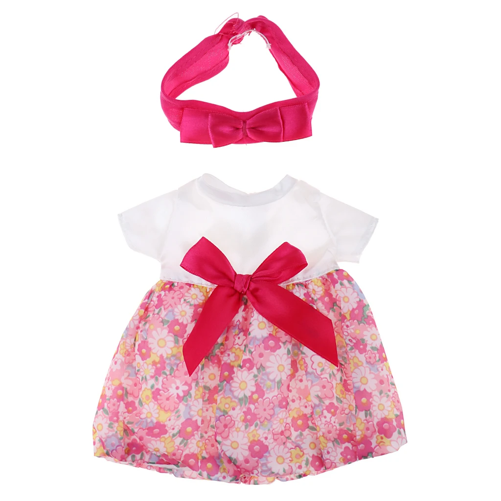 4 Set Handmade Fashion Dress Accessories for 25cm Mellchan Baby Dolls 9-11inch Reborn Girl Doll Accessory