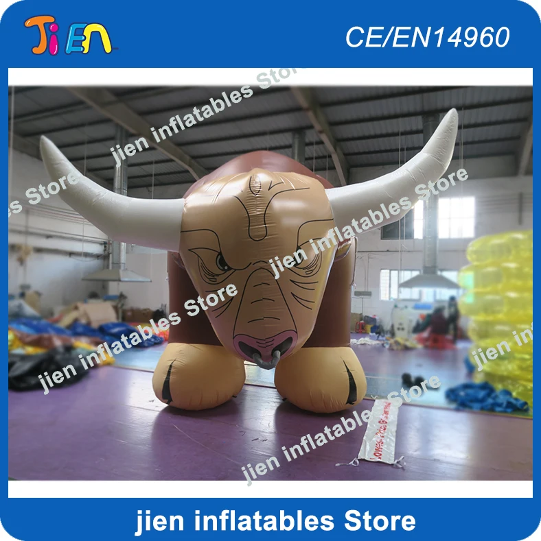 free air shipping to door!6m/20ft long Giant inflatable bull for