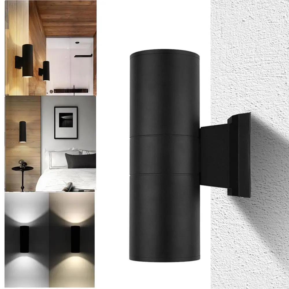 

6W 10W Up Down Lighting LED Wall Lamp Waterproof Corridor Wall Sconce Lamp Warm/Cool White COB Spotlight For Outdoor Indoor Use