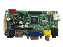 HDMI + VGA + AV + Audio controller board LCD tienen precarga 23 tipos de firmware con diferentes resolución