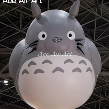 Привлекательный милый подвесной надувной Тоторо для торгового центра на крыше рекламы/парк развлечений украшения