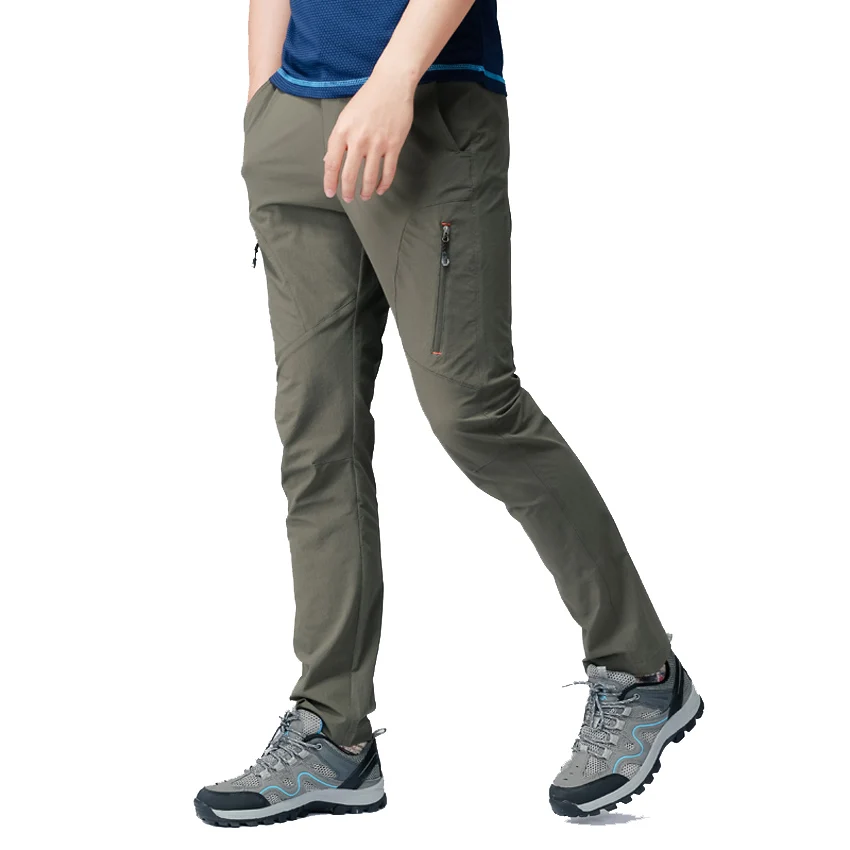 Mountainskin hombres del verano al aire libre de secado rápido respirable impermeable pantalones Trekking Camping escalada senderismo MA172