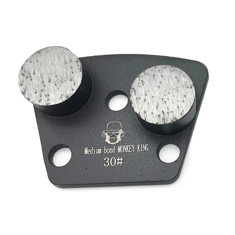 

Trapezoid Metal Diamond Concrete Grinding Pad Scraper for strong magnetic plate of floor grinder in grit 16 20 25