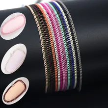 

Swagpick 50cm Macaron Colorful Hollow Chain Nail Metal Decoration of Manicure Nails Studs Charming 3D DIY Nail Art Deisgns