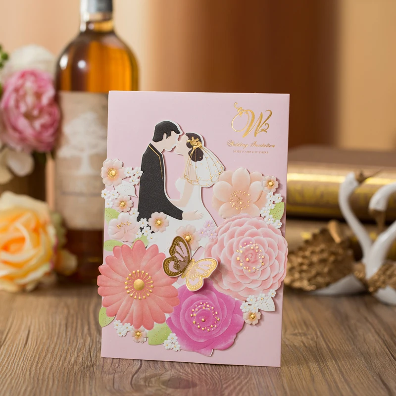 Beautiful 44 Card Decoration Invitation