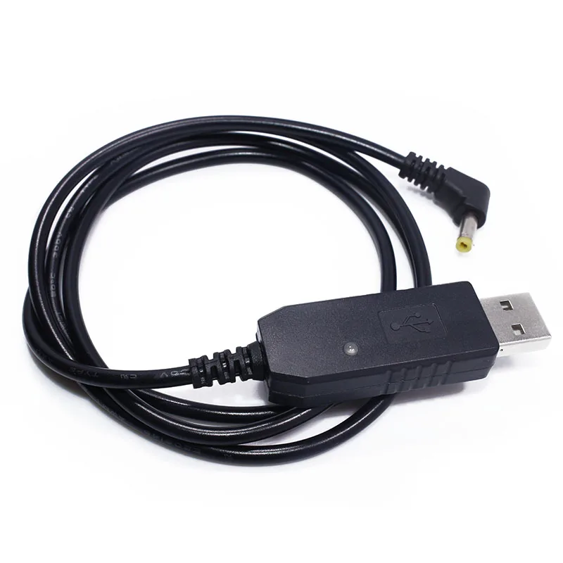 Baofeng 2,5 мм USB зарядное устройство кабель с индикатором светильник для рации BaoFeng UV-5R 3800 мАч BL-5L аккумулятор большой емкости