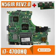 send board N56JR Motherboard i7 4700 GTX760M For ASUS N56J N56JR G56J G56JR Laptop motherboard N56JR