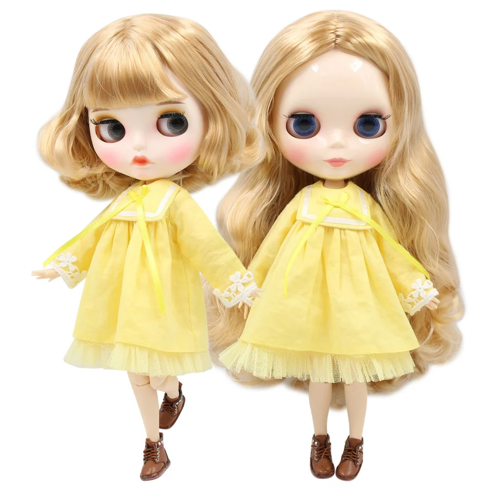 Ледяная фабрика blyth кукла 1/6 bjd шарнир тела индивидуальные лицо куклы золотые