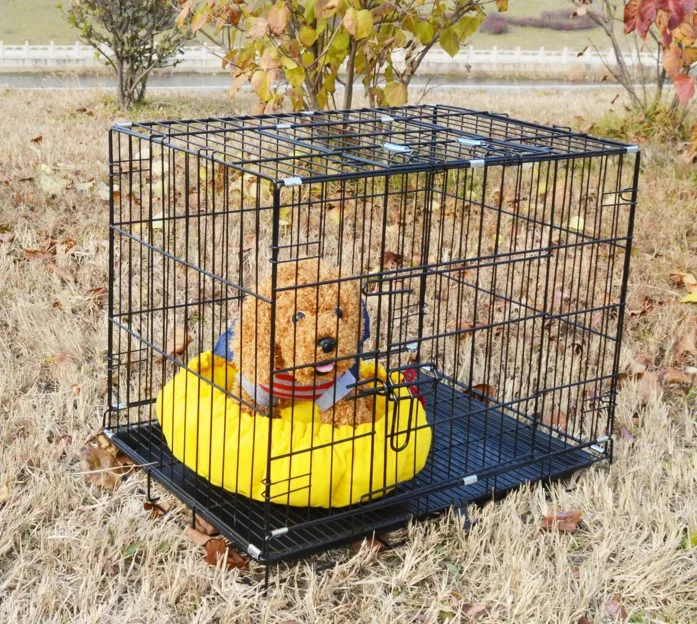 Pet supplies steel dog cage cat small rabbit cagescaged roll cages