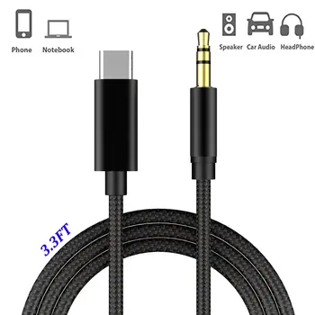 

Type C To 3.5 Mm Audio Cable Adapter For USB C Type-c Jack Aux Cable For Car Speaker For Samsung S9 HUAWEI mate 10 20 P10 MI8