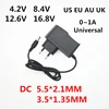 AC 100-240V DC 4.2V 8.4V 12.6V 16.8V 1A for 18650 Lion Lithium Battery Charger Power Adapter 4.2 8.4 12.6 16.8 V Volt 1000MA ► Photo 1/2