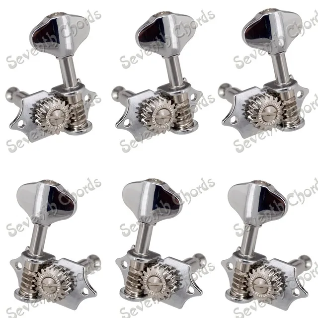 A Set Vintage Open Gear Guitar Tuning Pegs Tuners Machine Head 181