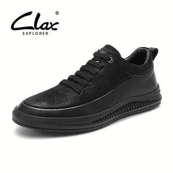 

CLAX Mens Shoes Fashion Spring Autumn Casual Shoe Male Genuine Leather Walking Footwear Designer Leather Shoe Soft Comfortable