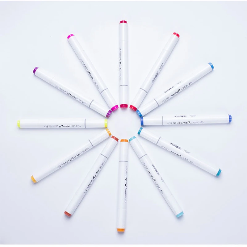 

Double color touch alcohol oily marker pen set Painting color pen 30 color hand drawn set