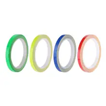 

800cm Fluorescent MTB Bike Reflective Tape Cycling Motorcycle Reflective Stickers Strip Decal Tape Safety Waterproof Sticker