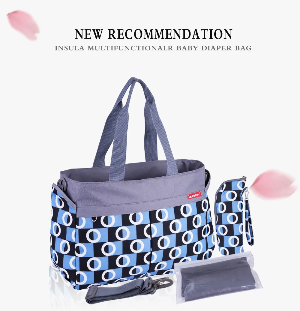 Новое поступление, модный детский Многофункциональный рюкзак из узорчатой ткани, сумки для подгузников, водонепроницаемая сумка для пеленания, сумки для мам