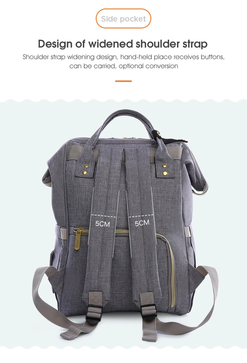 Fashion Korean Hot Mom Shoulder Bag，Large capacity multifunctional Backpack