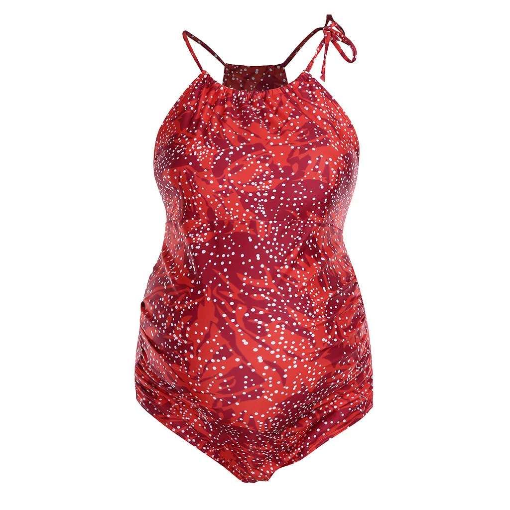 MUQGEW для беременных танкини Для женщин полосой печати бикини купальник пляжная одежда костюм для беременных купальный комбинезон# CL30